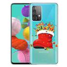 For Samsung Galaxy A32 4G Christmas Series Transparent TPU Protective Case(Christmas Big Shoes) - 1