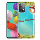 For Samsung Galaxy A32 5G Christmas Series Transparent TPU Protective Case(Wheatgrass Bell) - 1