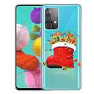 For Samsung Galaxy A52 5G / 4G Christmas Series Transparent TPU Protective Case(Christmas Big Shoes) - 1