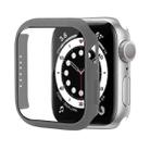 Shockproof PC Protective Case with Tempered Glass Film For Apple Watch Series 8 / 7 45mm(Grey) - 1