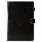 For Huawei MediaPad T3 10.0 Varnish Glitter Powder Horizontal Flip Leather Case with Holder & Card Slot(Black) - 2