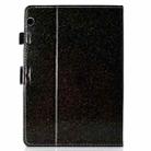 For Huawei MediaPad T3 10.0 Varnish Glitter Powder Horizontal Flip Leather Case with Holder & Card Slot(Black) - 3