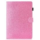 For iPad Air / Air 2 / iPad 9.7 Varnish Glitter Powder Horizontal Flip Leather Case with Holder & Card Slot(Pink) - 2