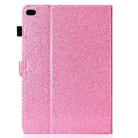For iPad Air / Air 2 / iPad 9.7 Varnish Glitter Powder Horizontal Flip Leather Case with Holder & Card Slot(Pink) - 3
