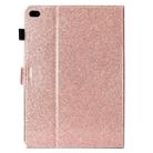 For iPad Air / Air 2 / iPad 9.7 Varnish Glitter Powder Horizontal Flip Leather Case with Holder & Card Slot(Rose Gold) - 3