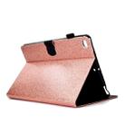 For iPad Air / Air 2 / iPad 9.7 Varnish Glitter Powder Horizontal Flip Leather Case with Holder & Card Slot(Rose Gold) - 5