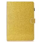 For iPad Air / Air 2 / iPad 9.7 Varnish Glitter Powder Horizontal Flip Leather Case with Holder & Card Slot(Gold) - 2