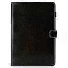 For iPad Air / Air 2 / iPad 9.7 Varnish Glitter Powder Horizontal Flip Leather Case with Holder & Card Slot(Black) - 2