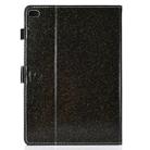 For iPad Air / Air 2 / iPad 9.7 Varnish Glitter Powder Horizontal Flip Leather Case with Holder & Card Slot(Black) - 3