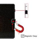 For iPad Air / Air 2 / iPad 9.7 Varnish Glitter Powder Horizontal Flip Leather Case with Holder & Card Slot(Black) - 7