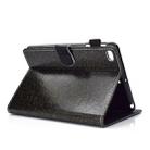 For iPad Mini 1/2/3/4/5 Varnish Glitter Powder Horizontal Flip Leather Case with Holder & Card Slot(Black) - 5
