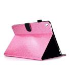For iPad Pro 9.7 Varnish Glitter Powder Horizontal Flip Leather Case with Holder & Card Slot(Pink) - 5