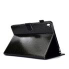 For iPad Pro 9.7 Varnish Glitter Powder Horizontal Flip Leather Case with Holder & Card Slot(Black) - 5