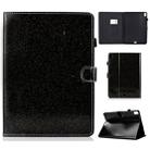 For iPad Pro 11 (2018) Varnish Glitter Powder Horizontal Flip Leather Case with Holder & Card Slot(Black) - 1