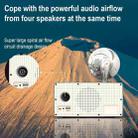 SOAIY Retro Subwoofer Bluetooth Speaker Wireless Mini Radio(Wood Grain) - 4