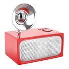 SOAIY Retro Subwoofer Bluetooth Speaker Wireless Mini Radio(Red) - 1