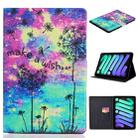For iPad mini 6 Coloured Drawing Horizontal Flip Leather Tablet Case with Holder & Card Slot & Sleep / Wake-up Function(Dandelion) - 1