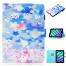 For iPad mini 6 Coloured Drawing Horizontal Flip Leather Tablet Case with Holder & Card Slot & Sleep / Wake-up Function(Petal Rain) - 1