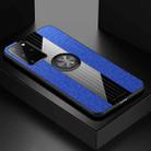 For Samsung Galaxy S20+ XINLI Stitching Cloth Textue Shockproof TPU Protective Case with Ring Holder(Blue) - 1