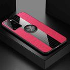 For Samsung Galaxy S20+ XINLI Stitching Cloth Textue Shockproof TPU Protective Case with Ring Holder(Red) - 1