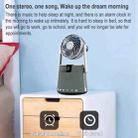 SOAIY K8 Wireless Bluetooth Dual Alarm Clock Speaker with Small Fan(Grey) - 6