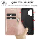 For Samsung Galaxy A32 5G LC.IMEEKE Strong Magnetism Ultra-thin Horizontal Flip Matte TPU + PU Leather Case with Holder & Card Slots & Wallet(Rose Gold) - 5