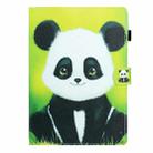 For iPad mini 6 Coloured Drawing Horizontal Flip Leather Tablet Case with Holder & Card Slot & Sleep / Wake-up Function(Panda) - 2