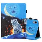 For iPad mini 6 Coloured Drawing Stitching Horizontal Flip Leather Tablet Case with Holder & Card Slot & Sleep / Wake-up Function(Double Shadow Tiger) - 1