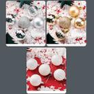 5 PCS Christmas Theme Shooting Props Christmas Balls Ornaments Jewelry Background Photography Photo Props(Silver) - 2