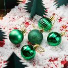 5 PCS Christmas Theme Shooting Props Christmas Balls Ornaments Jewelry Background Photography Photo Props(Green) - 1