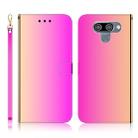 For LG K50 Imitated Mirror Surface Horizontal Flip Leather Case with Holder & Card Slots & Wallet & Lanyard(Gradient Color) - 1