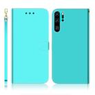 For Huawei P30 Pro Imitated Mirror Surface Horizontal Flip Leather Case with Holder & Card Slots & Wallet & Lanyard(Mint Green) - 1