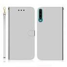 For Huawei P30 Imitated Mirror Surface Horizontal Flip Leather Case with Holder & Card Slots & Wallet & Lanyard(Silver) - 1