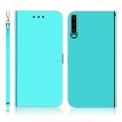 For Huawei P30 Imitated Mirror Surface Horizontal Flip Leather Case with Holder & Card Slots & Wallet & Lanyard(Mint Green) - 1