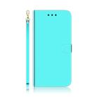 For Huawei P30 Imitated Mirror Surface Horizontal Flip Leather Case with Holder & Card Slots & Wallet & Lanyard(Mint Green) - 2