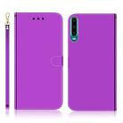 For Huawei P30 Imitated Mirror Surface Horizontal Flip Leather Case with Holder & Card Slots & Wallet & Lanyard(Purple) - 1