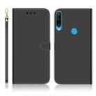 For Huawei P30 Lite / Nova 4e Imitated Mirror Surface Horizontal Flip Leather Case with Holder & Card Slots & Wallet & Lanyard(Black) - 1