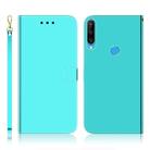 For Huawei P30 Lite / Nova 4e Imitated Mirror Surface Horizontal Flip Leather Case with Holder & Card Slots & Wallet & Lanyard(Mint Green) - 1