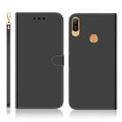 For Huawei Y6 (2019) Imitated Mirror Surface Horizontal Flip Leather Case with Holder & Card Slots & Wallet & Lanyard(Black) - 1