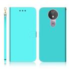 For Motorola Moto G7 Power Imitated Mirror Surface Horizontal Flip Leather Case with Holder & Card Slots & Wallet & Lanyard(Mint Green) - 1