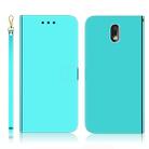 For Nokia 2.2 Imitated Mirror Surface Horizontal Flip Leather Case with Holder & Card Slots & Wallet & Lanyard(Mint Green) - 1