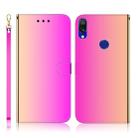 For Xiaomi Redmi 7 / Y3 Imitated Mirror Surface Horizontal Flip Leather Case with Holder & Card Slots & Wallet & Lanyard(Gradient Color) - 1