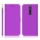 For Xiaomi Redmi K20 / K20 Pro / Mi 9T / Mi 9T Pro Imitated Mirror Surface Horizontal Flip Leather Case with Holder & Card Slots & Wallet & Lanyard(Purple) - 1