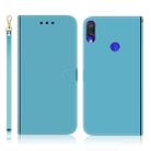 For Xiaomi Redmi Note 7S / Note 7 Imitated Mirror Surface Horizontal Flip Leather Case with Holder & Card Slots & Wallet & Lanyard(Blue) - 1