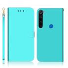 For Xiaomi Redmi Note 8 Imitated Mirror Surface Horizontal Flip Leather Case with Holder & Card Slots & Wallet & Lanyard(Mint Green) - 1