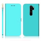 For Xiaomi Redmi Note 8 Pro Imitated Mirror Surface Horizontal Flip Leather Case with Holder & Card Slots & Wallet & Lanyard(Mint Green) - 1