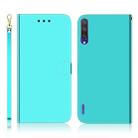 For Xiaomi Mi CC9e / A3 Imitated Mirror Surface Horizontal Flip Leather Case with Holder & Card Slots & Wallet & Lanyard(Mint Green) - 1