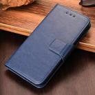 For Samsung Galaxy A12 Crystal Texture Horizontal Flip Leather Case with Holder & Card Slots & Wallet(Royal Blue) - 1