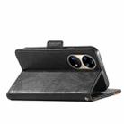 For Huawei P50 Pro CaseNeo Business Splicing Dual Magnetic Buckle Horizontal Flip PU Leather Case with Holder & Card Slots & Wallet(Black) - 5
