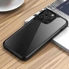 For iPhone 13 iPAKY Royal Armor Shockproof TPU + Clear PC Protective Case(Black) - 1